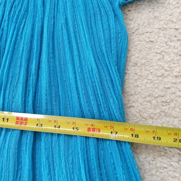 vintage 80s turquoise daydress napdress housedress 🎈HOST PICK🎈 - Picture 6 of 10